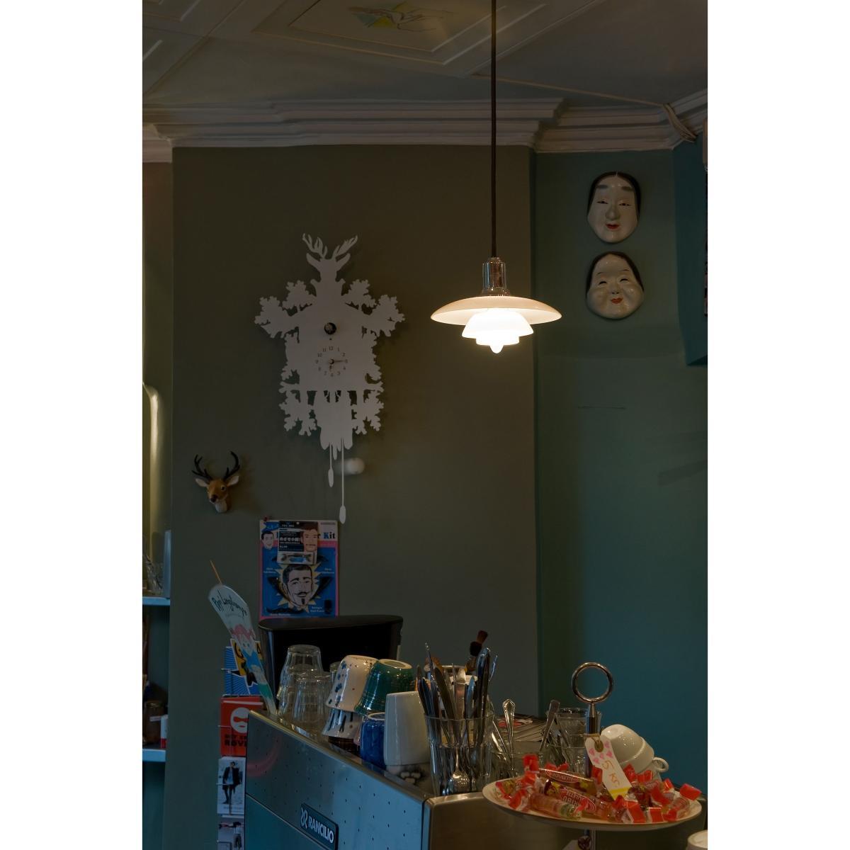 PH 2/1 Pendant - / Ø 20 cm by Louis Poulsen White/Gold/Metal – image 2