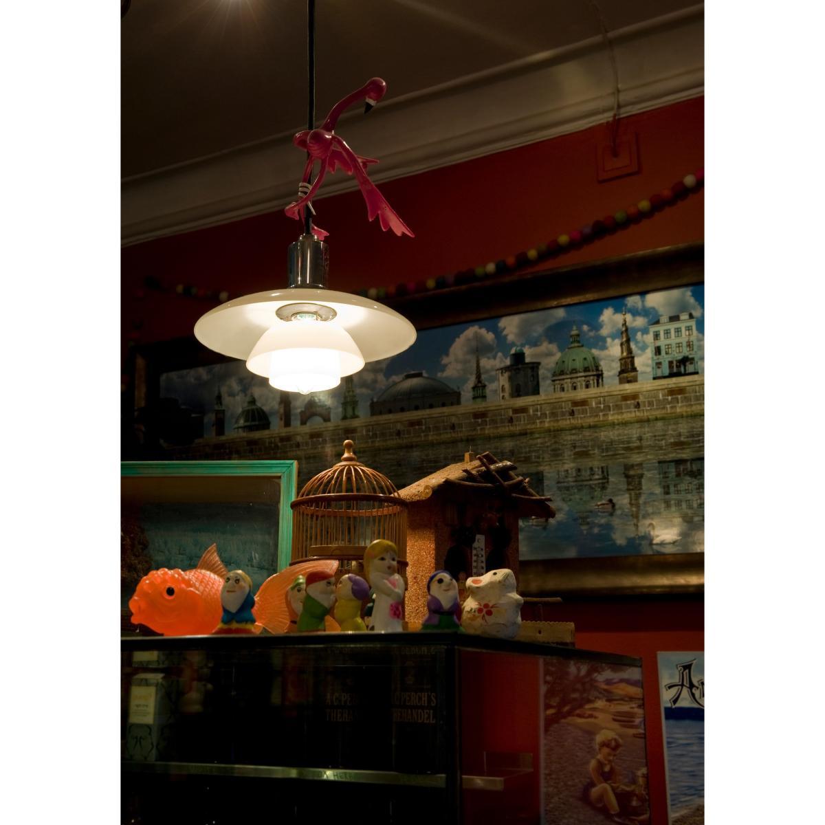 PH 2/1 Pendant - / Ø 20 cm by Louis Poulsen White/Gold/Metal – image 4
