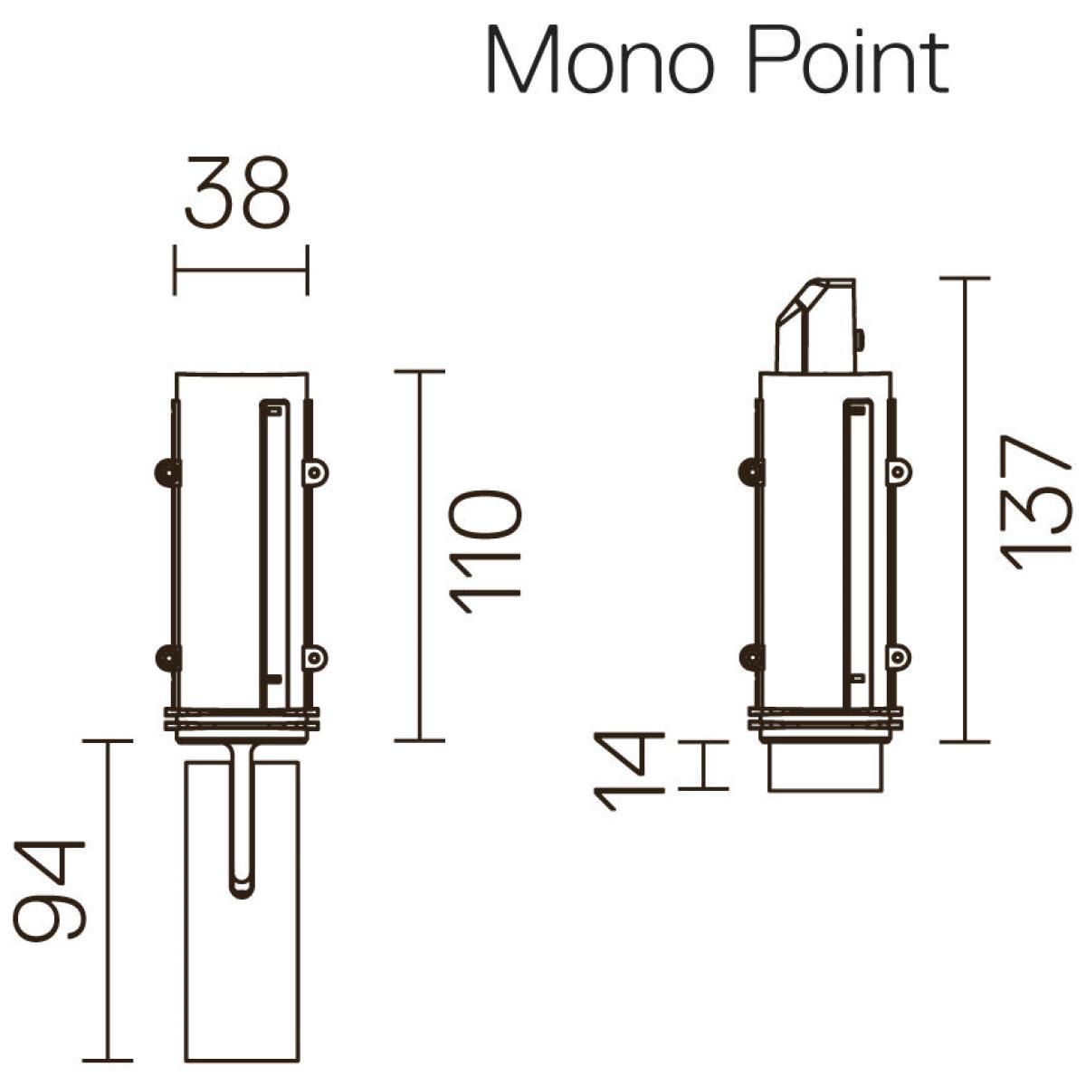 Find Me Monopoint LED Fitted ceiling lamp by Flos Metal – image 3