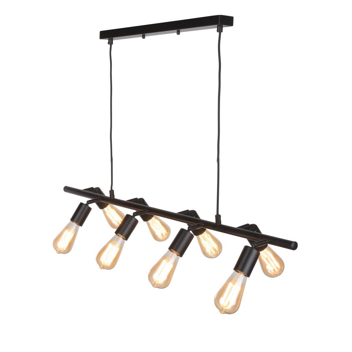 Miami Pendant - / 8 adjustable sockets - L 105 cm by It's about Romi Black – image 2
