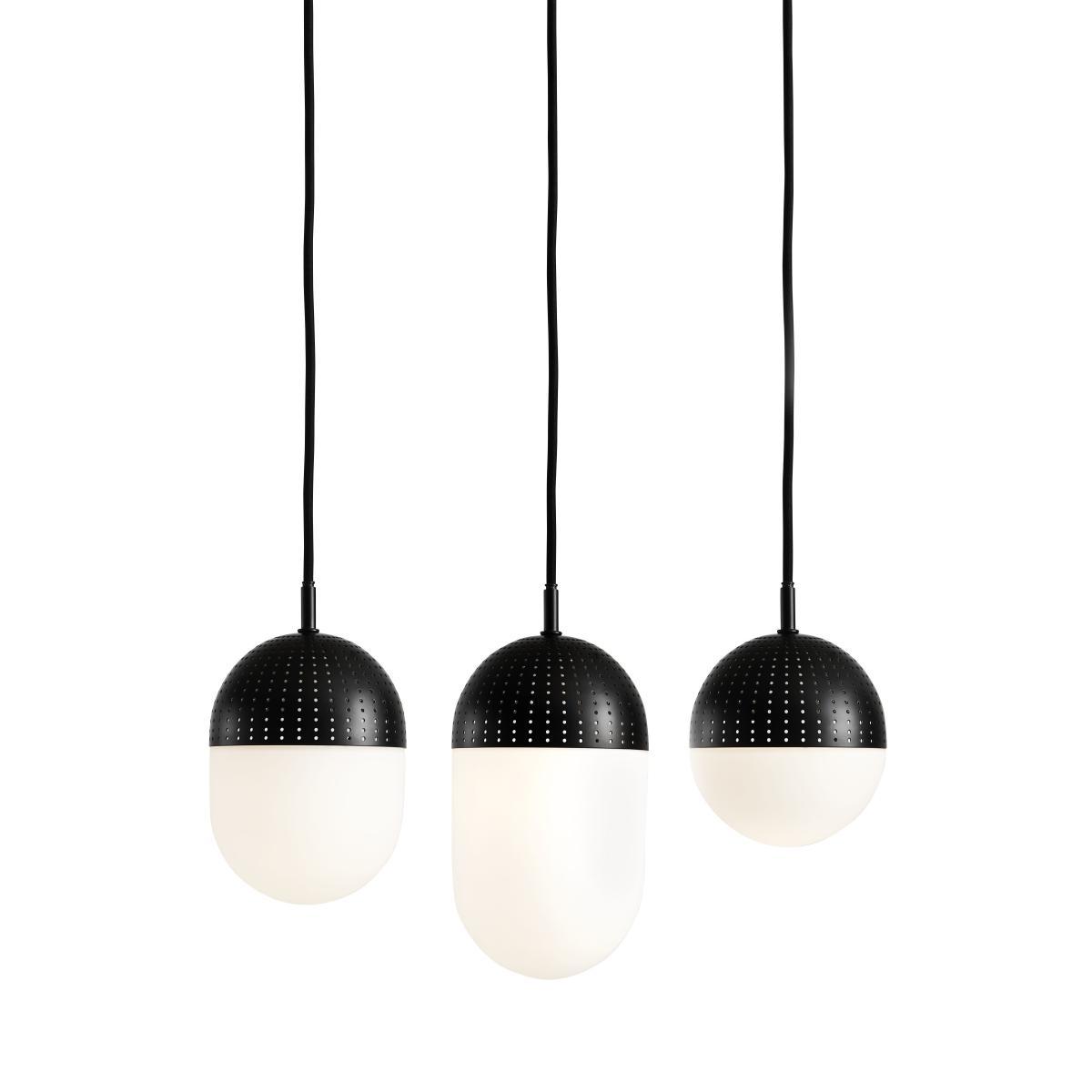 Dot M Pendant - Ø 12 x H 16,6 cm by Woud Black – image 2