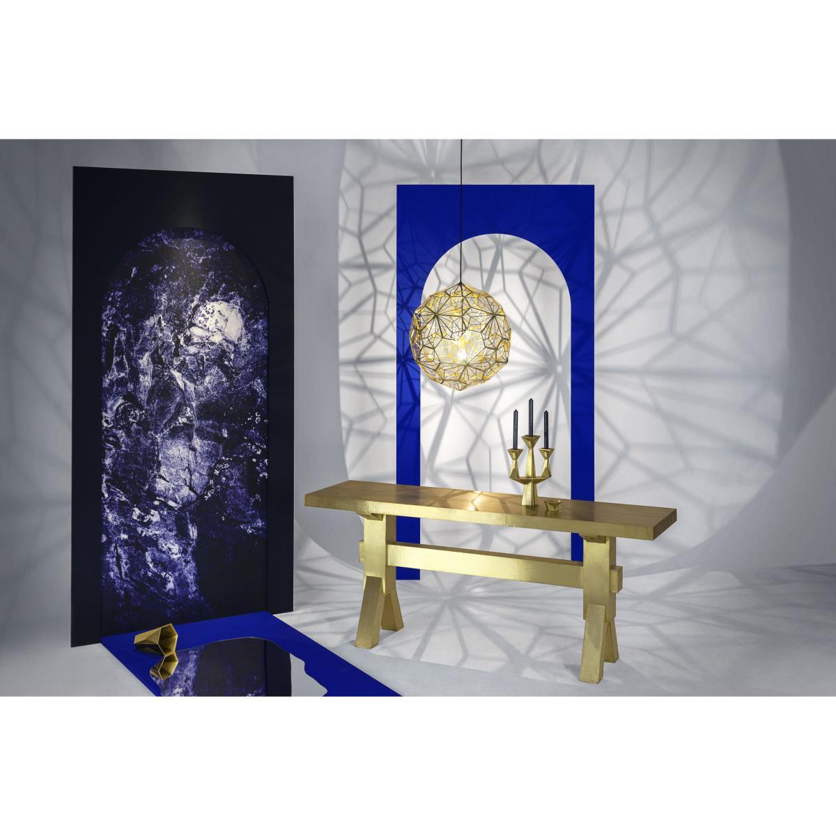 Etch Web Pendant - Ø 60 cm by Tom Dixon Gold/Metal – image 2