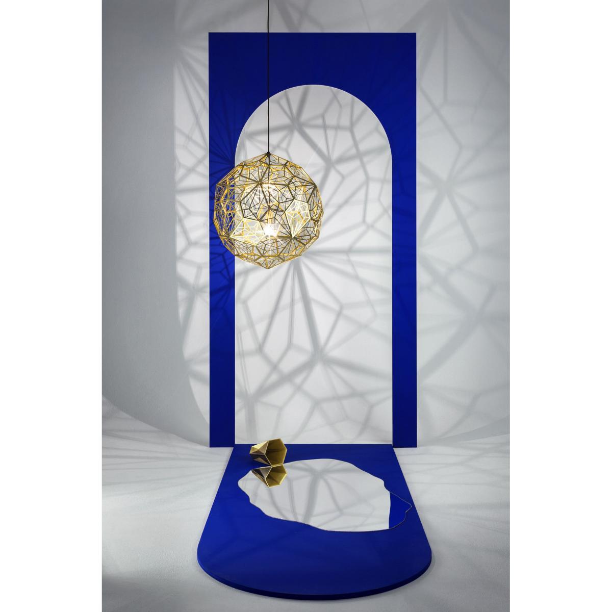 Etch Web Pendant - Ø 60 cm by Tom Dixon Gold/Metal – image 3