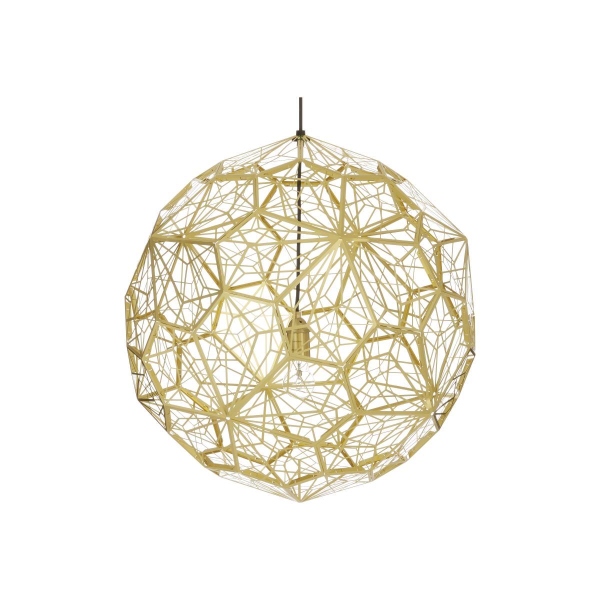 Etch Web Pendant - Ø 60 cm by Tom Dixon Gold/Metal – image 1
