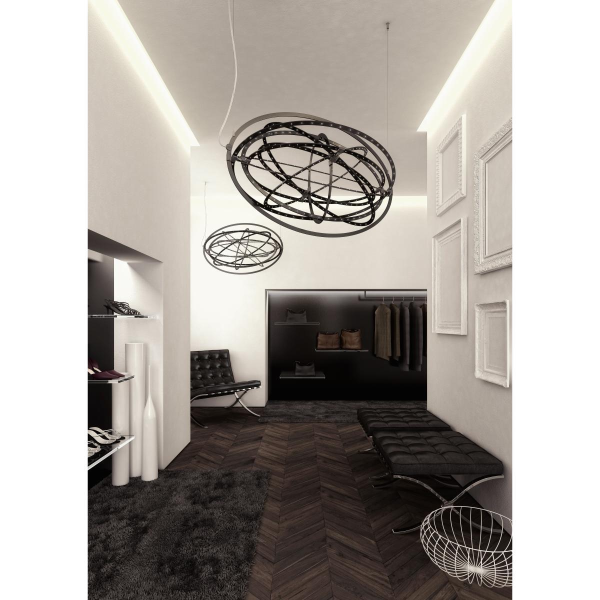Copernico Pendant - LED - Modular - Ø 104 cm by Artemide Black – image 3