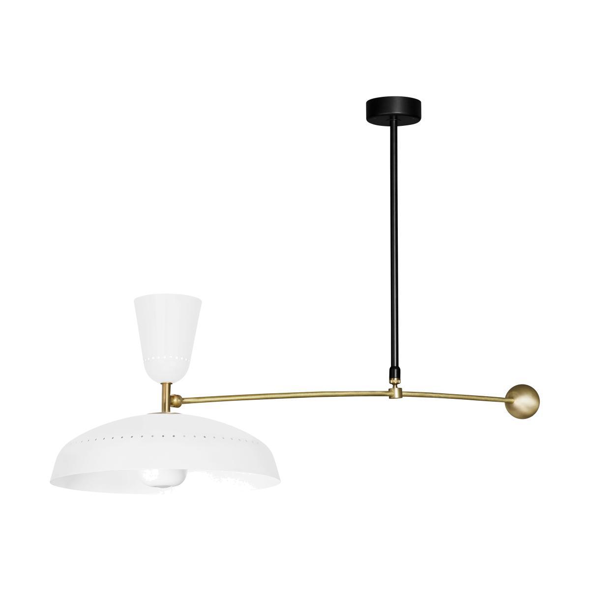 G1 Pendant - / 1951 reissue, Pierre Guariche - L 115 cm by SAMMODE STUDIO White – image 1