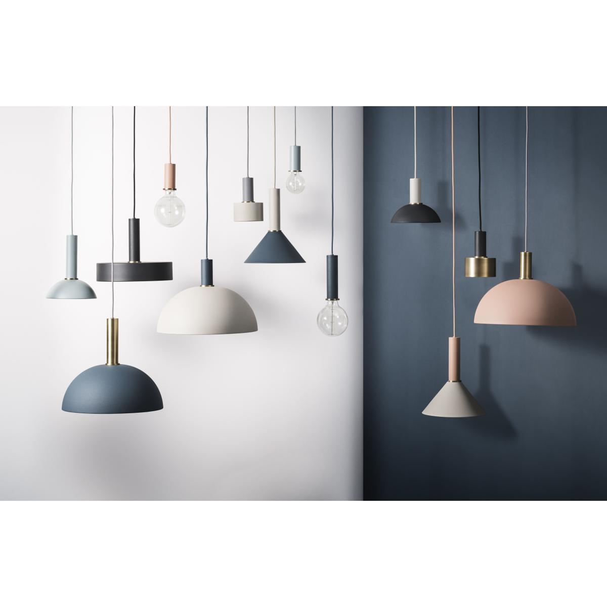 Socket Low Pendant - Set wire + socket + canopy by Ferm Living Black – image 3