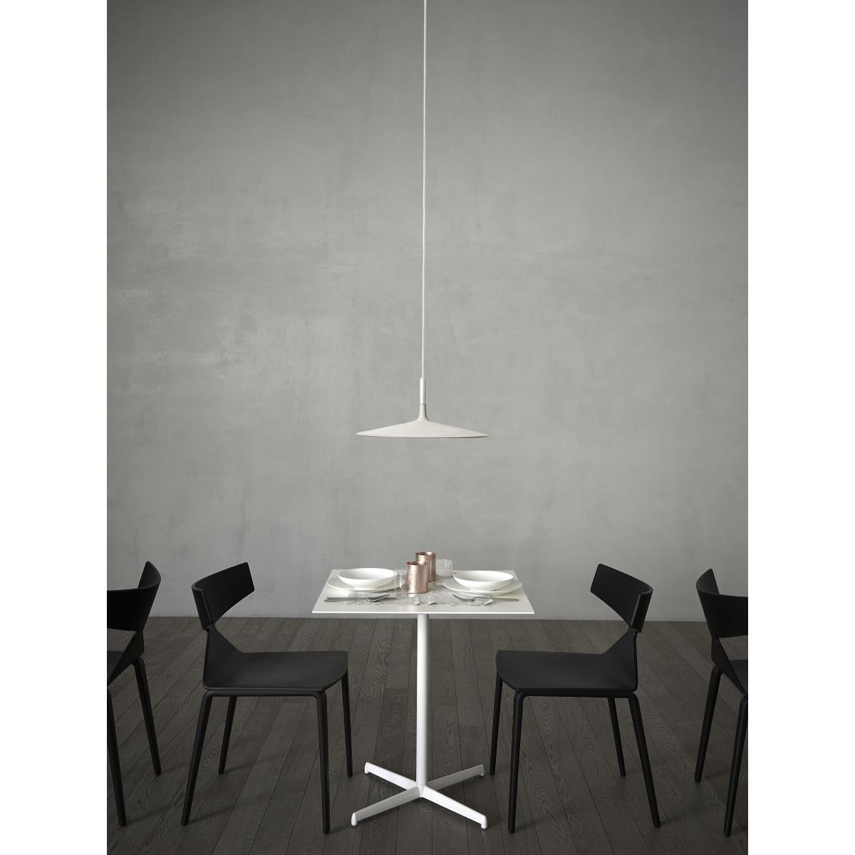 Aplomb Large Pendant - LED Cement / Ø 45 x H 20 cm by Foscarini White – image 2