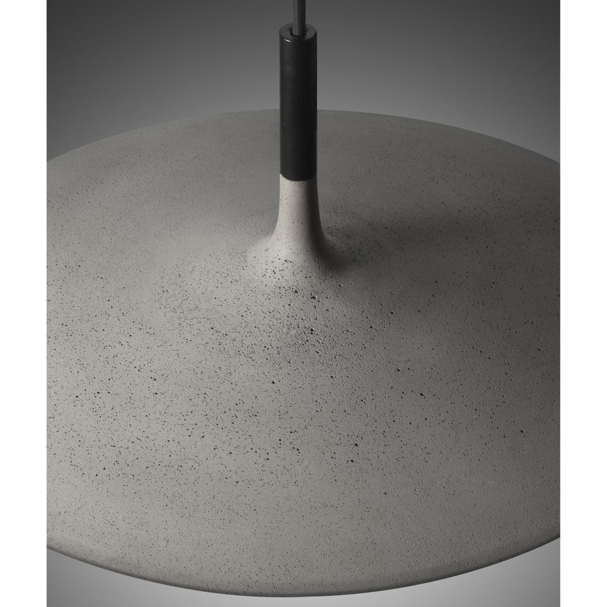 Aplomb Large Pendant - LED Cement / Ø 45 x H 20 cm by Foscarini White – image 4
