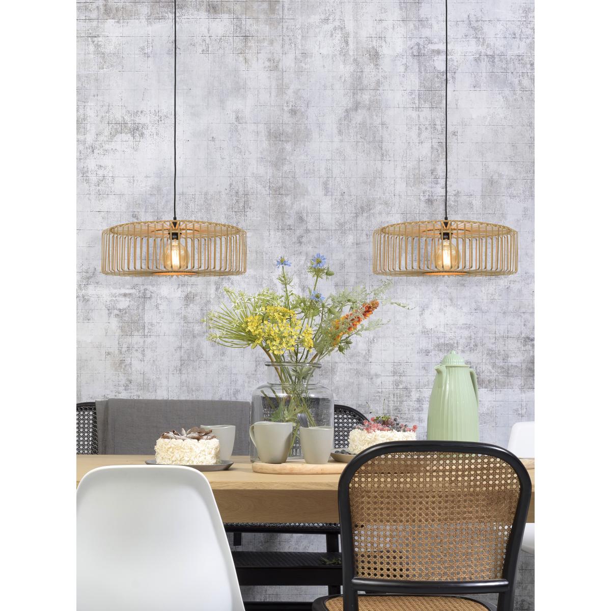 Bromo Large Pendant - / Bamboo - Ø 60 cm by GOOD&MOJO Natural wood – image 3