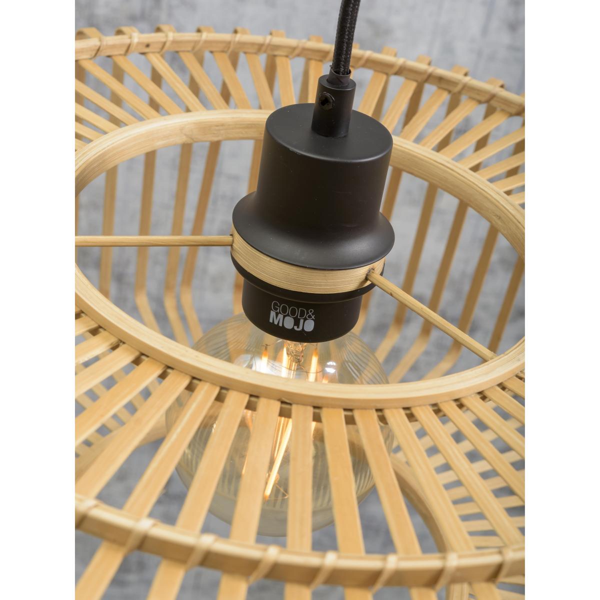 Bromo Large Pendant - / Bamboo - Ø 60 cm by GOOD&MOJO Natural wood – image 8