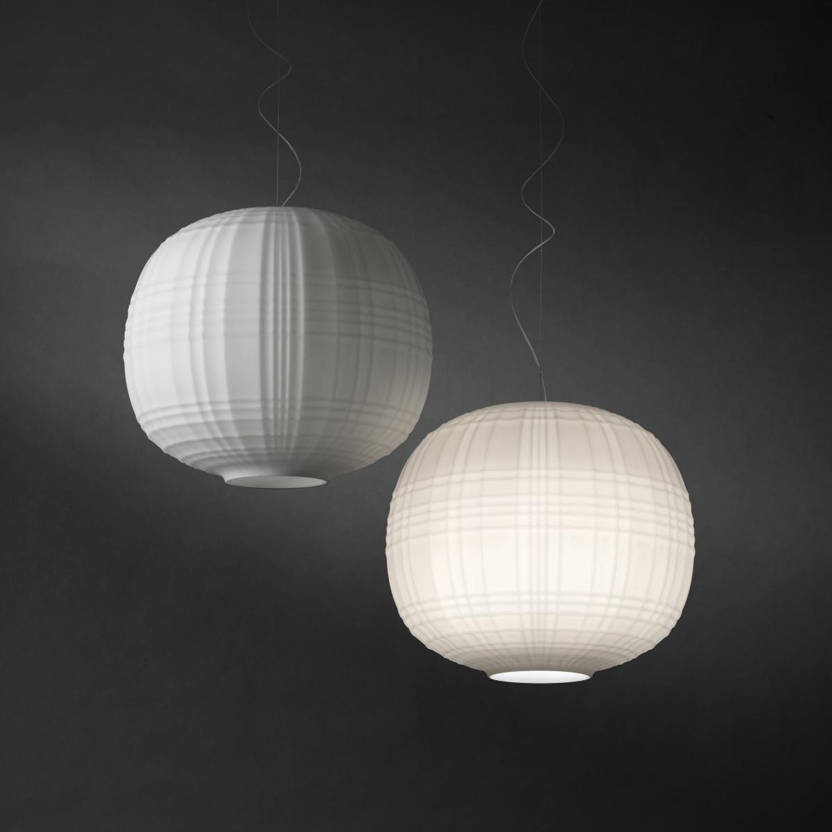 Tartan Pendant - Ø 35 cm by Foscarini White – image 3