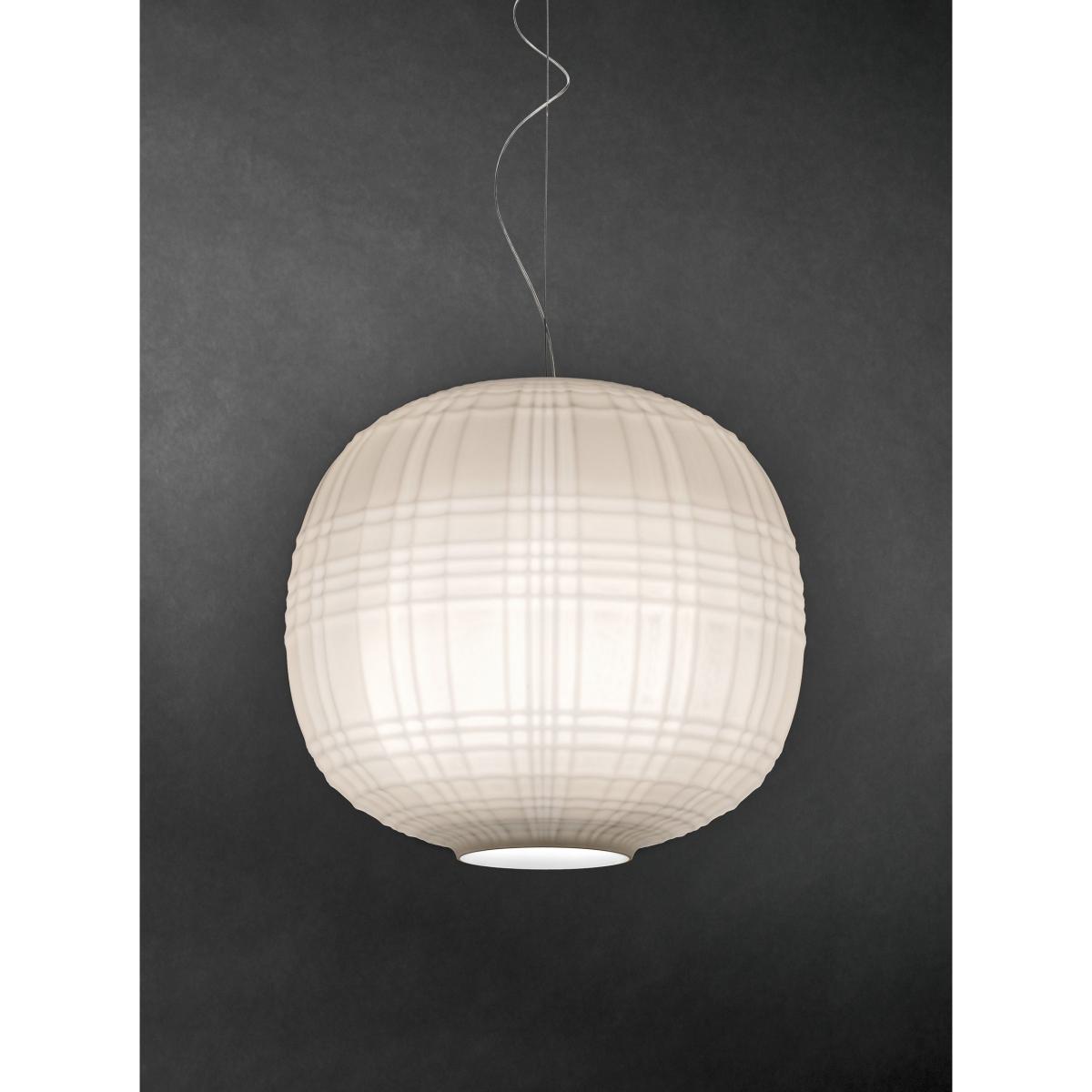 Tartan Pendant - Ø 35 cm by Foscarini White – image 6