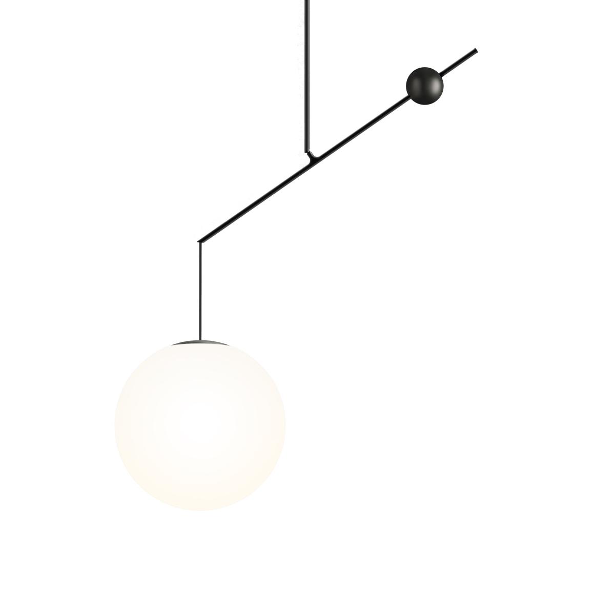 Malamata Pendant metal black / Ø 48 x L 119 cm - Luceplan – image 2