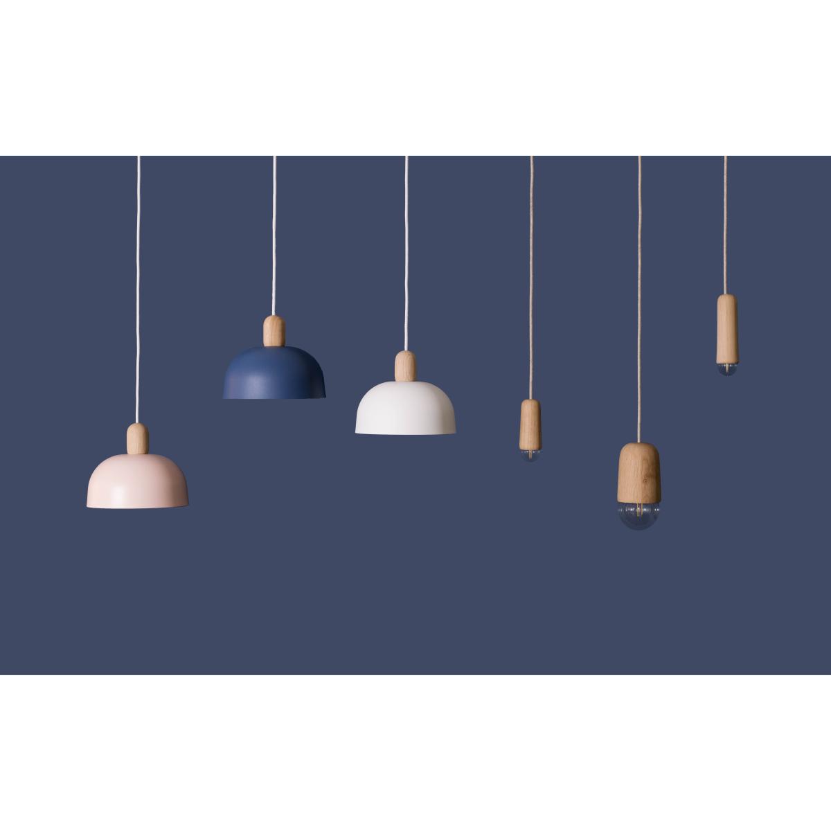 Luce Small Pendant - / Oak - Ø 6 x H 14 cm by Hartô Black – image 3