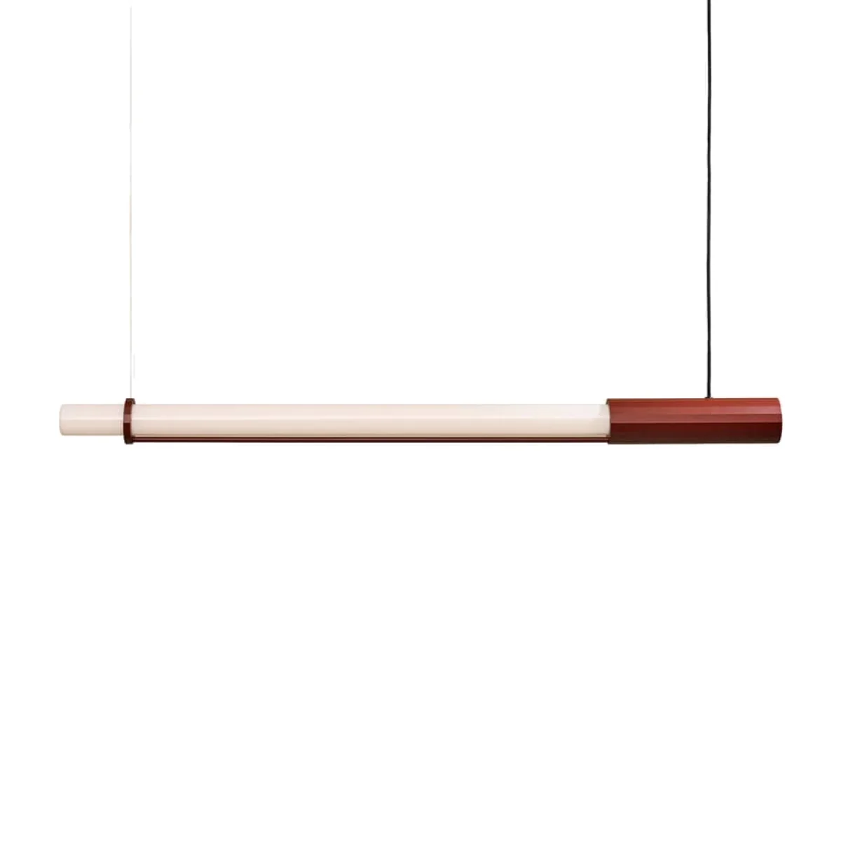 In Fine LED Pendant glass red / L 105 cm - DCW éditions – image 1