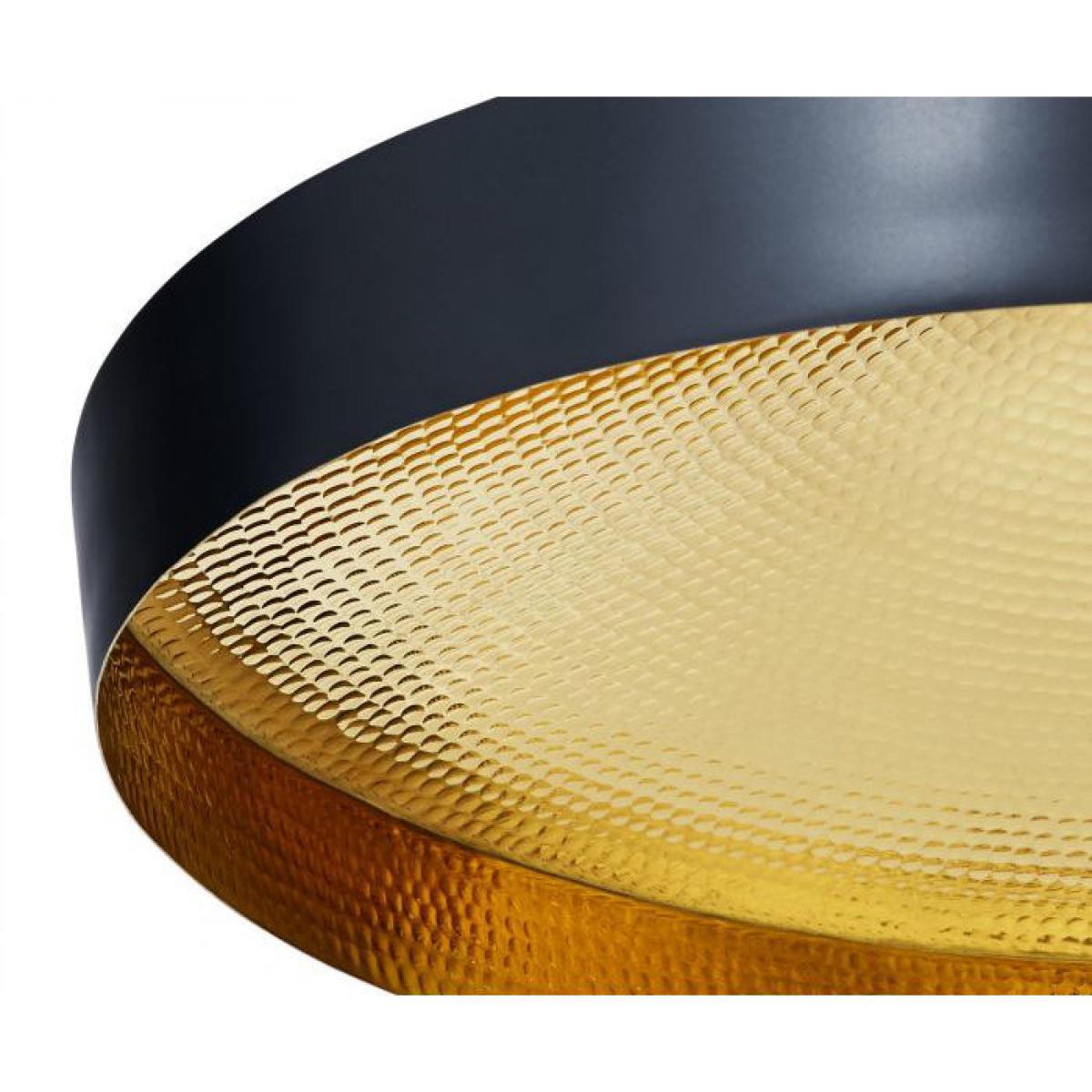 Beat Flat LED Pendant - / Ø 60 x H 20 cm - Hand-crafted by Tom Dixon Black – image 4