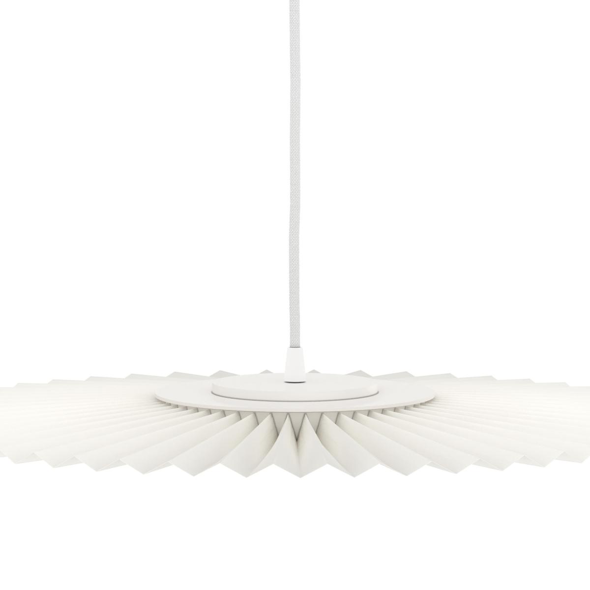 Carmen Small Pendant textile white / LED - Ø 50 cm - Hartô – image 2