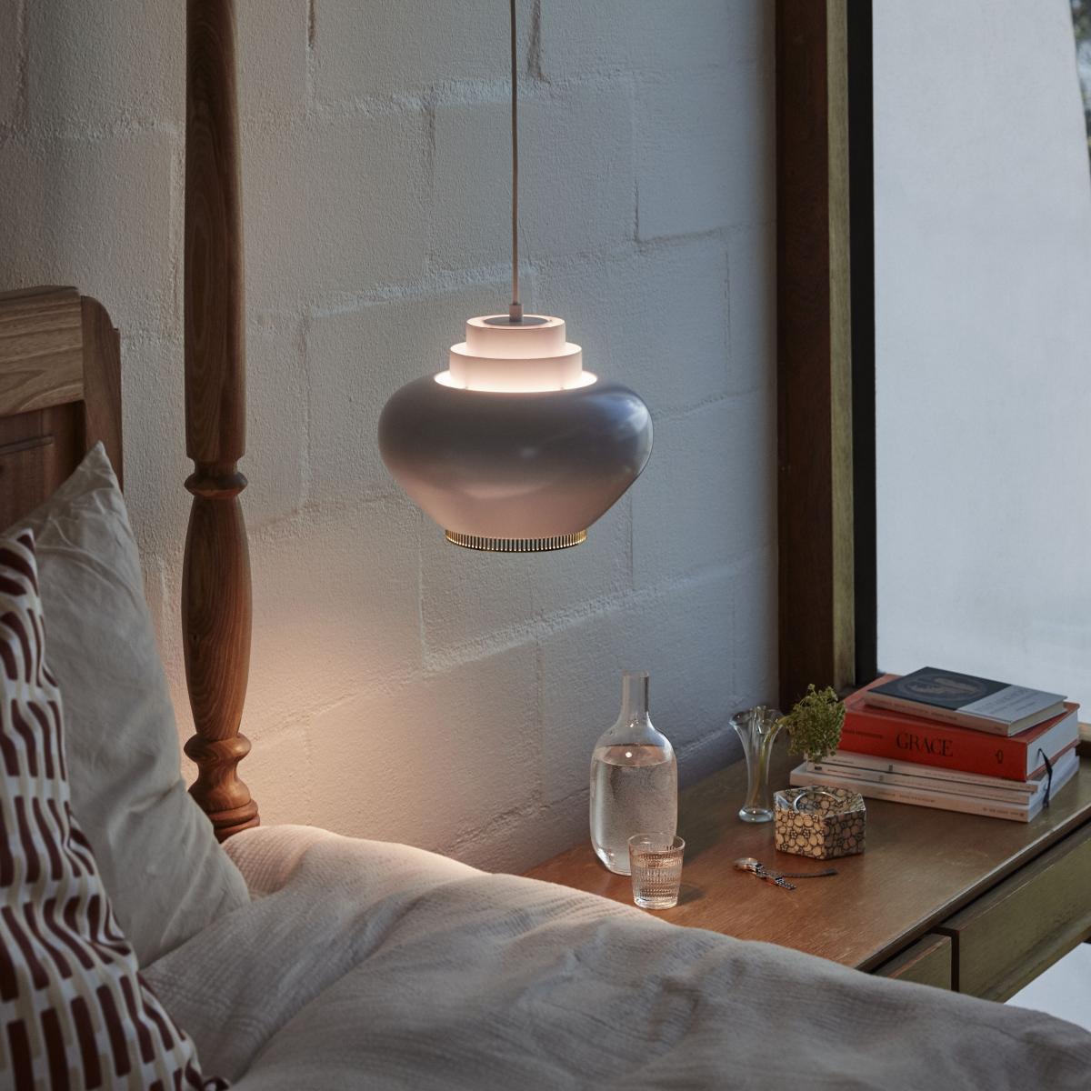 A333 Pendant metal white / Alvar Aalto, 1950's - ARTEK – image 2