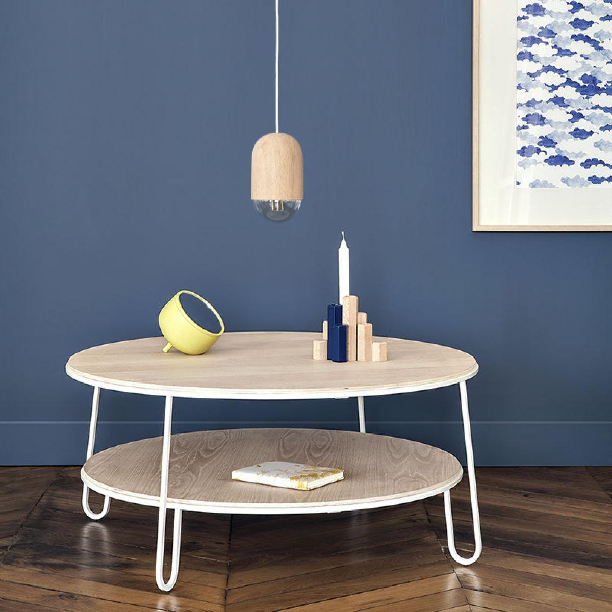 Luce Medium Pendant - Oak - LED - H 18 cm by Hartô Natural wood – image 3