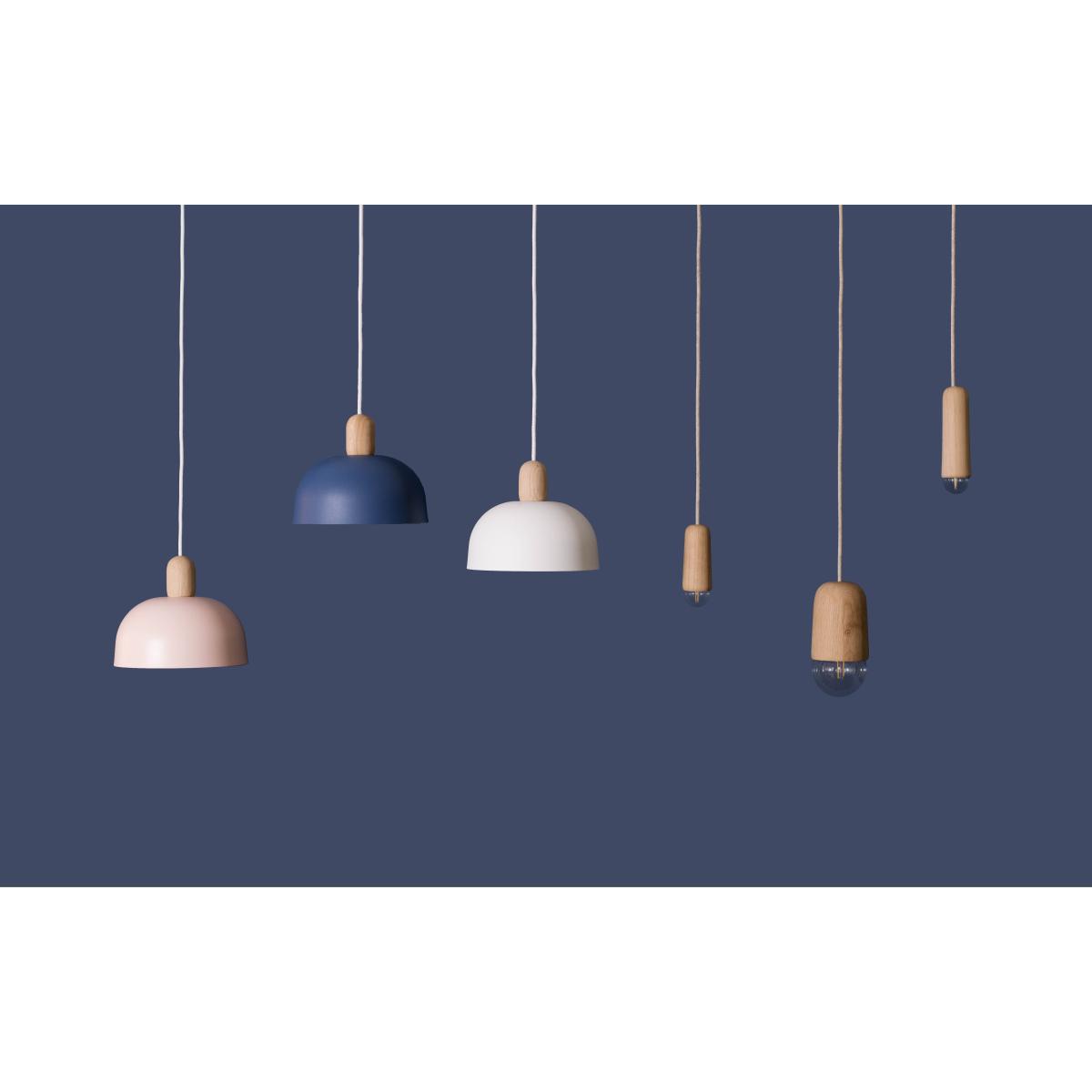 Luce Medium Pendant - Oak - LED - H 18 cm by Hartô Natural wood – image 4