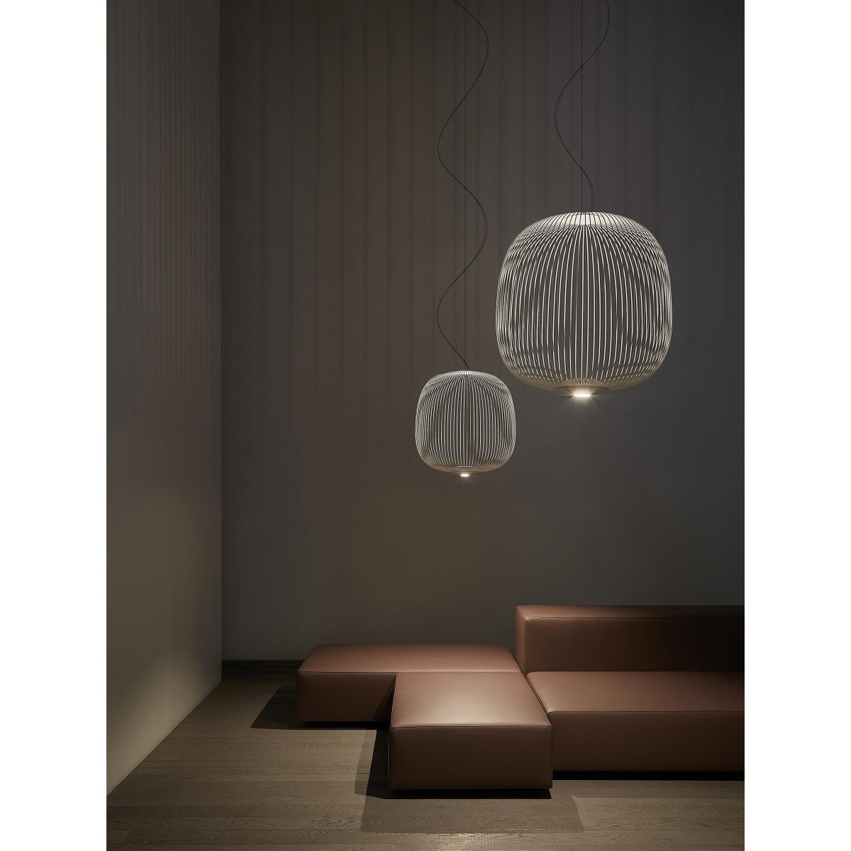 Spokes 2 Large Pendant - LED / Ø 70 x H 73 cm by Foscarini White – image 2