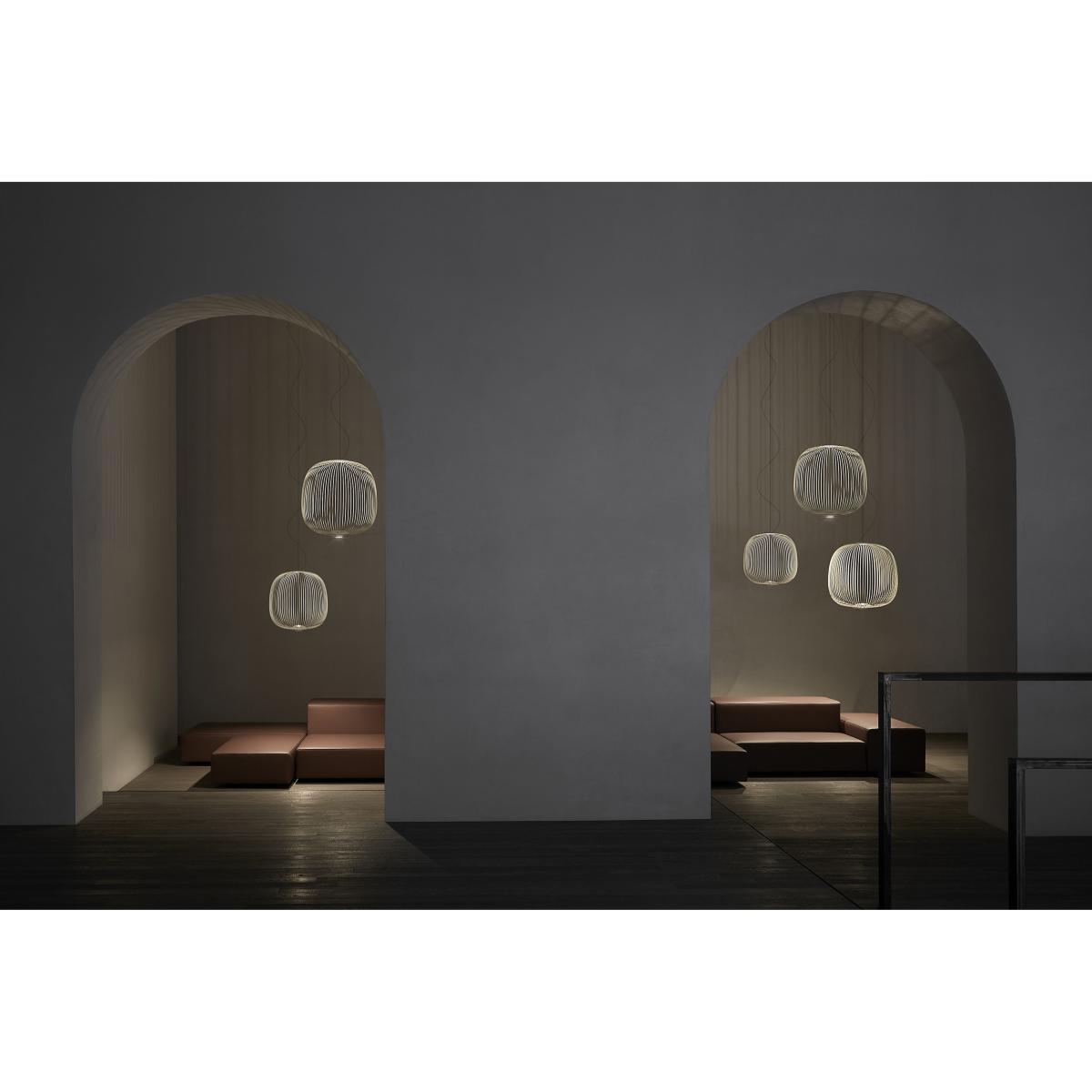 Spokes 2 Large Pendant - LED / Ø 70 x H 73 cm by Foscarini White – image 3