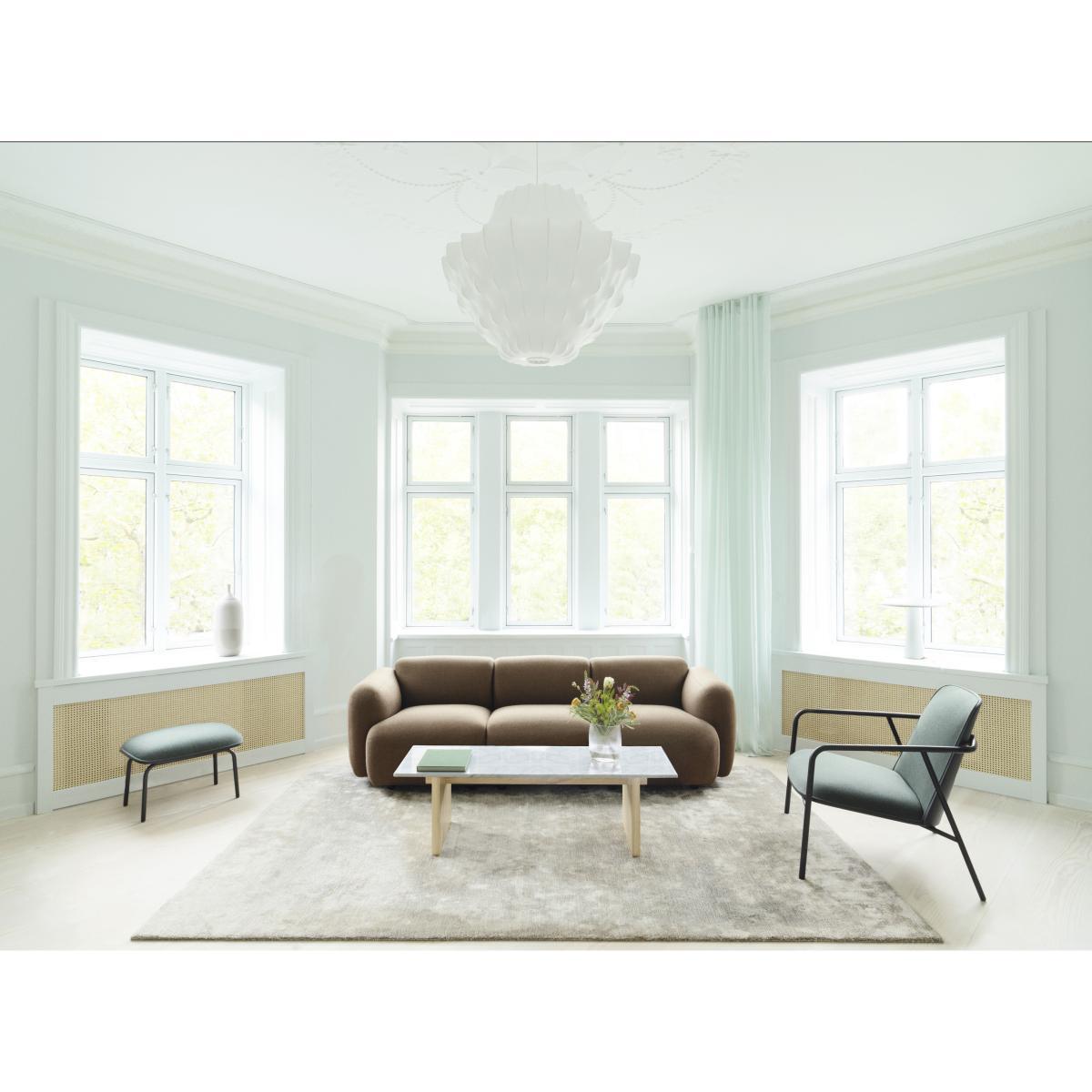 Phantom Large Pendant - / Ø 81 x H 64 cm - Cocoon resin by Normann Copenhagen White – image 3