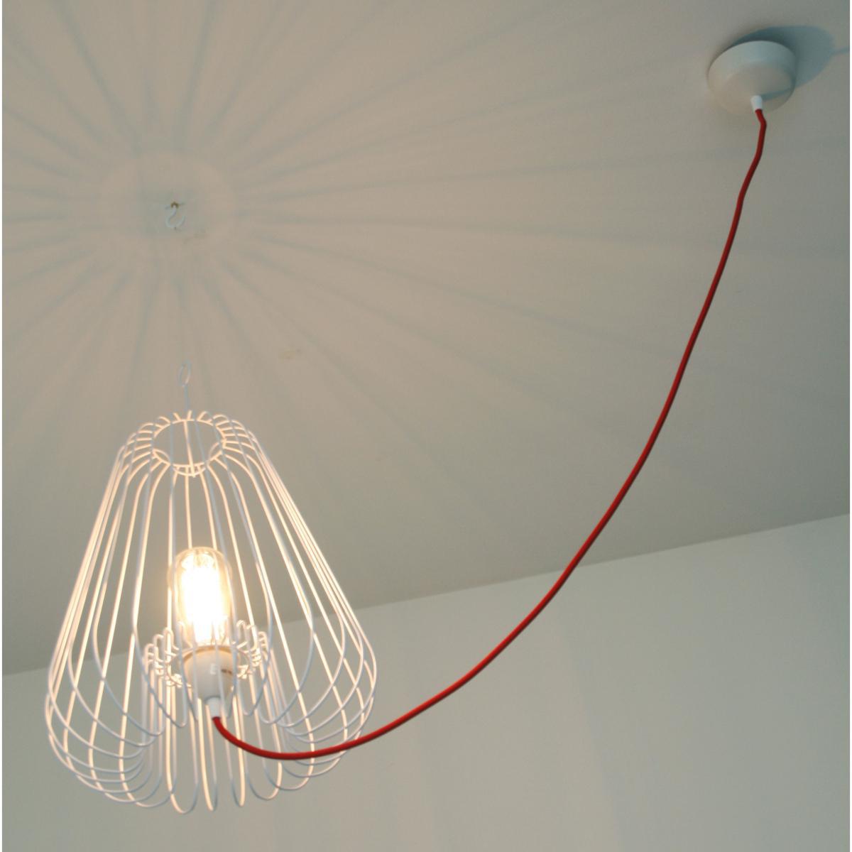 Big Light Cage Pendant - H 80 cm by La Corbeille Black – image 3