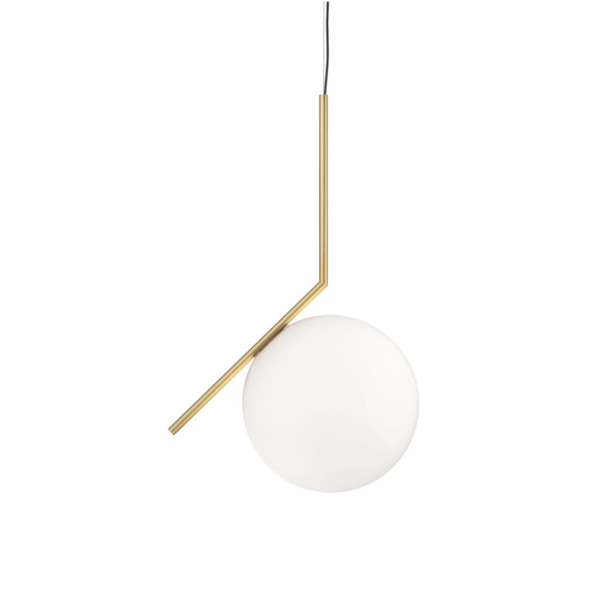 IC S3 Pendant glass gold / Ø 45 x H 102 - Michael Anastassiades, 2014 - Flos – image 1