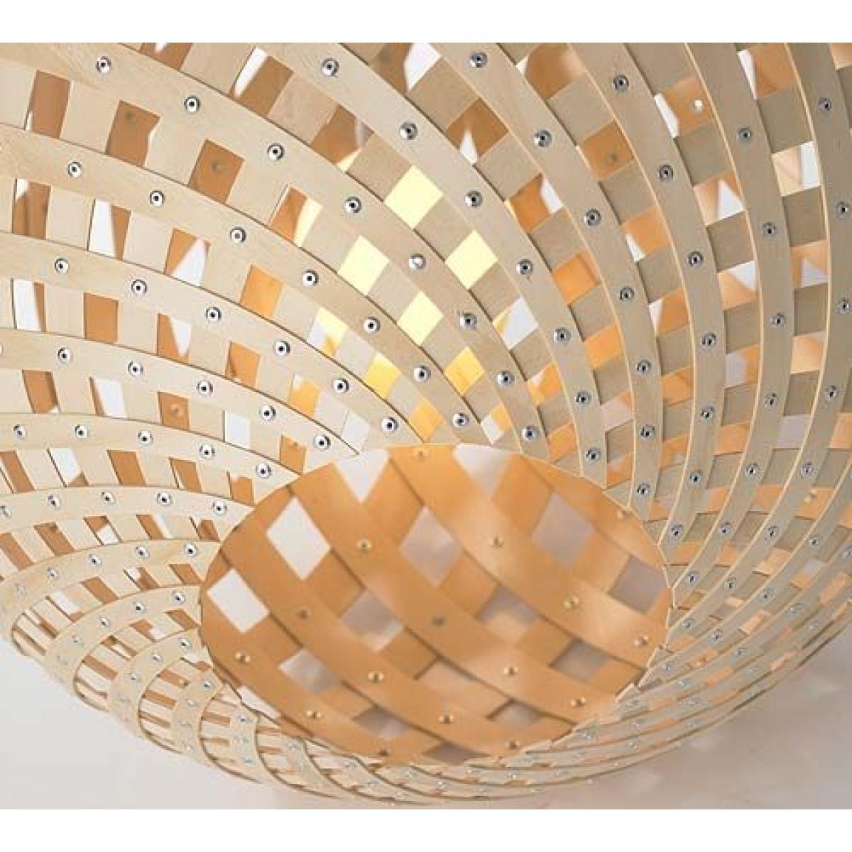 Kina Pendant - Ø 80 cm by David Trubridge Natural wood – image 5