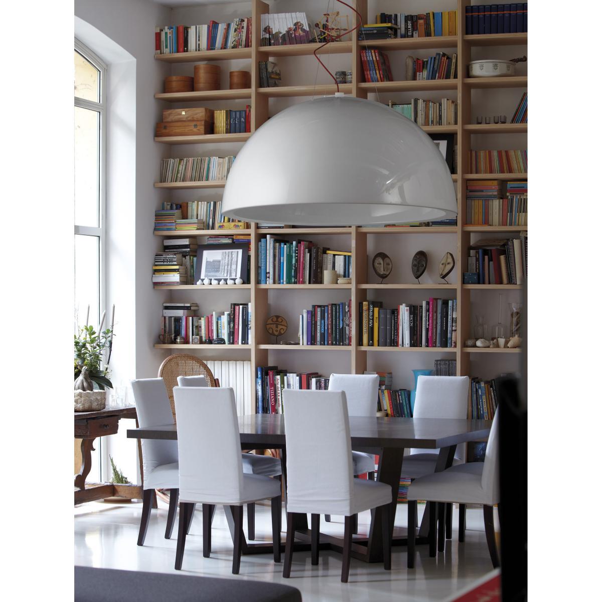 Cupole Pendant - Lacquered version - Ø 200 cm - LED by Slide White – image 2