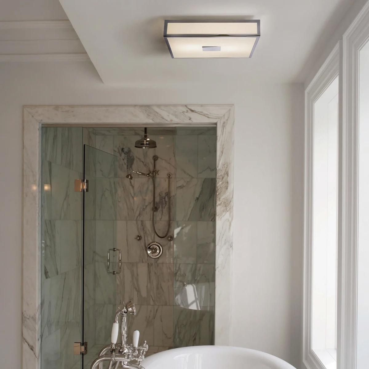 Mashiko Square LED Ceiling light - / 30 x 30 cm - Glass by Astro Lighting Metal – image 2