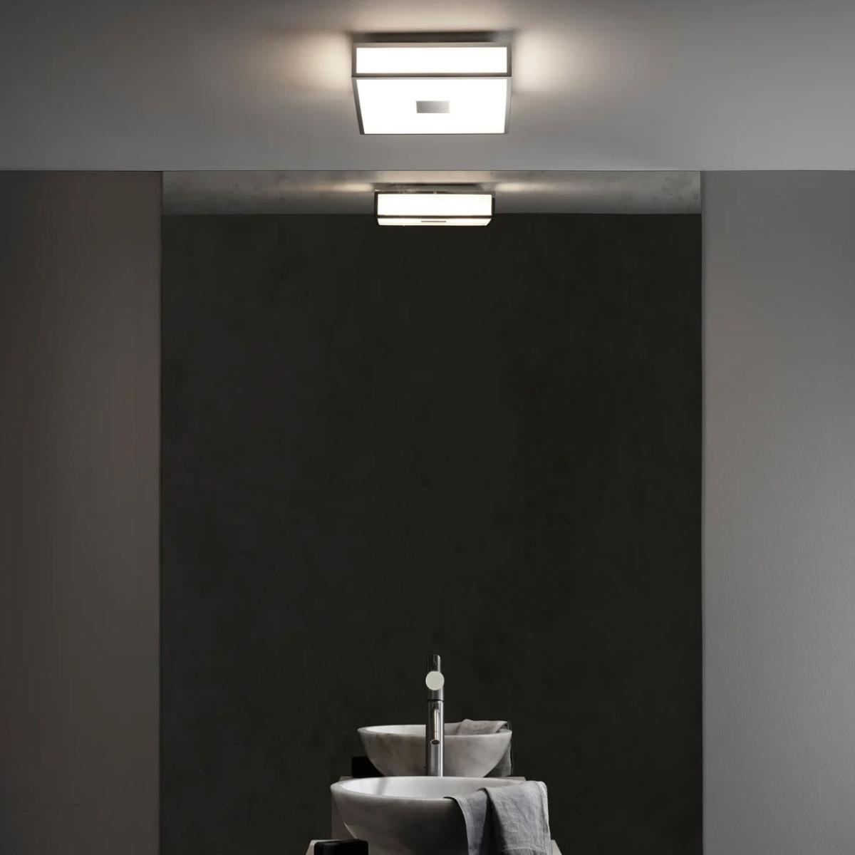Mashiko Square LED Ceiling light - / 30 x 30 cm - Glass by Astro Lighting Metal – image 3