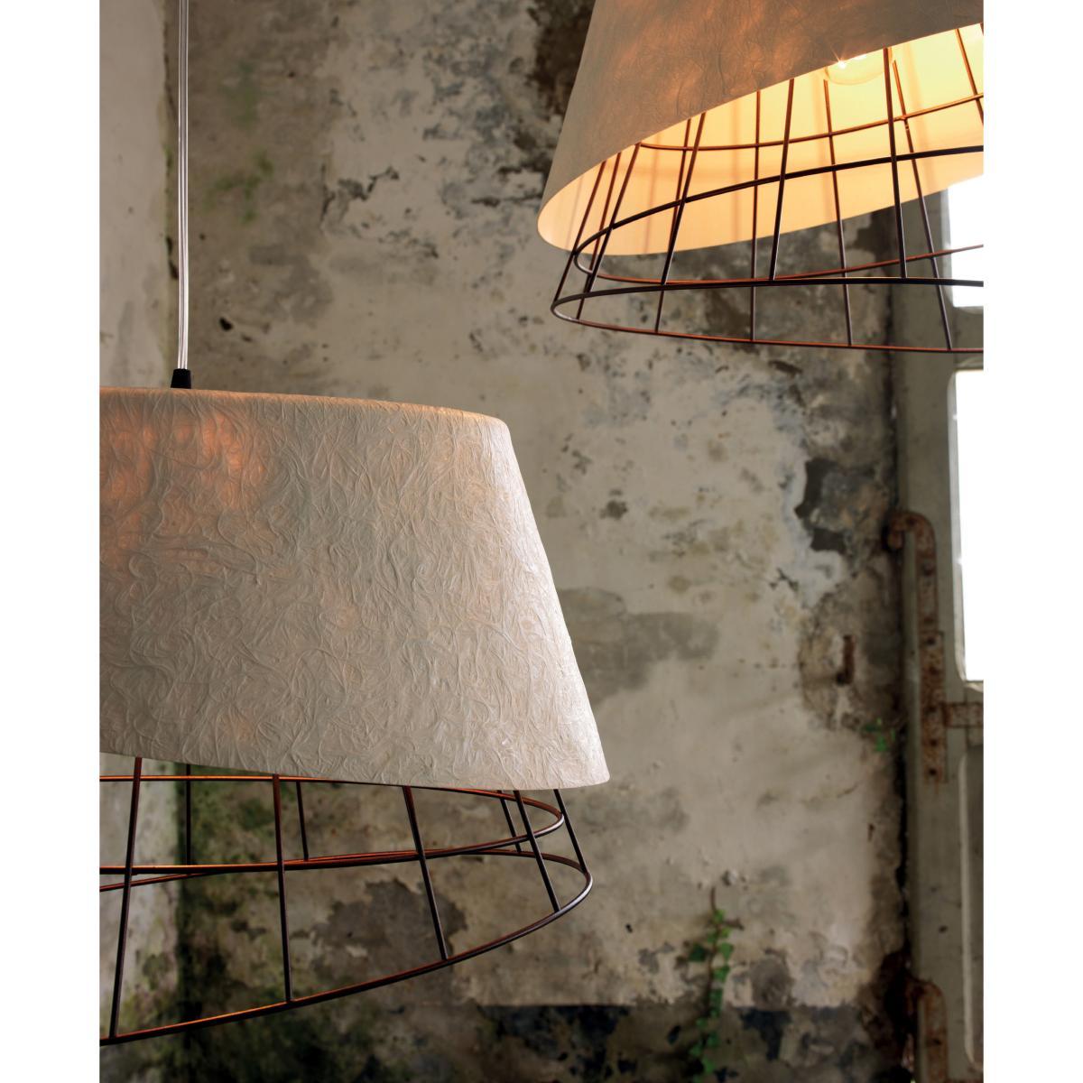 Mono Pendant - L 51 x H 38 cm by Karman White/Brown – image 3
