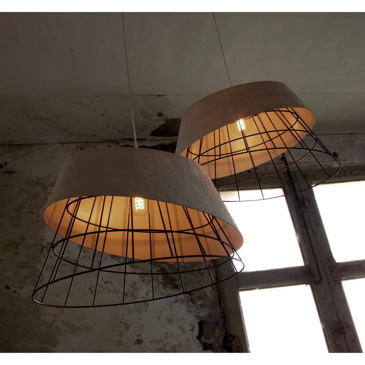 Mono Pendant - L 51 x H 38 cm by Karman White/Brown – image 4