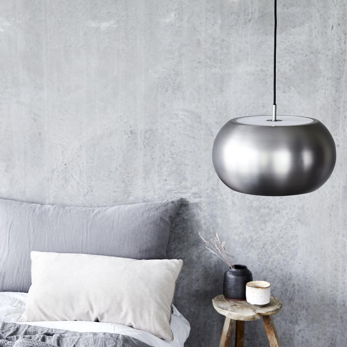BF20 Medium Pendant - / Ø 28 cm by Frandsen Grey/Silver/Metal – image 2