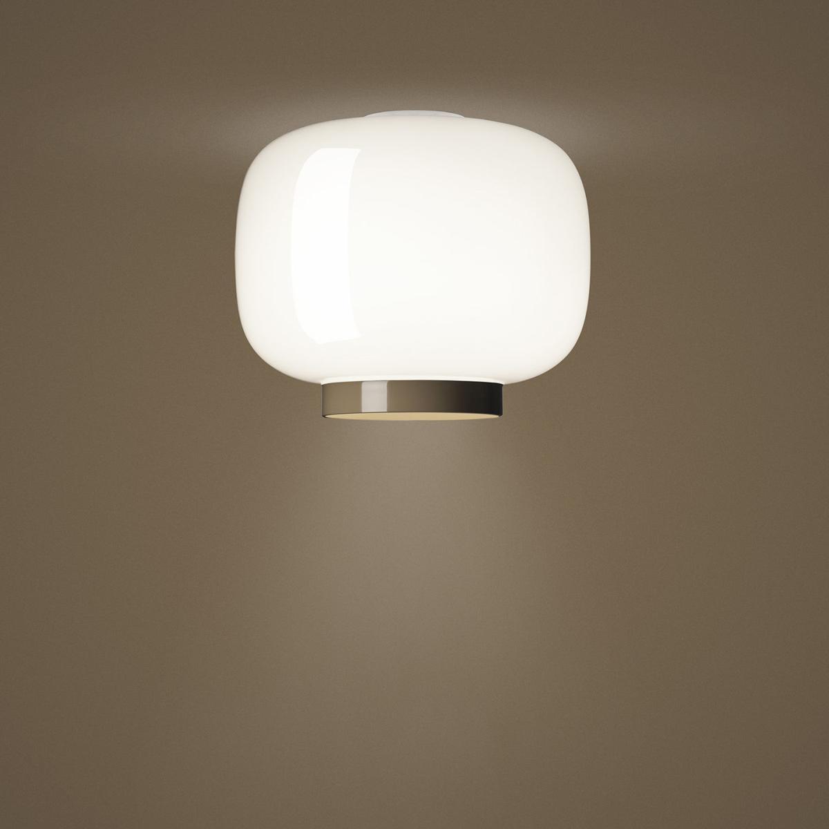 Chouchin Reverse n°3 Ceiling light glass white / Ø 30 x H 25 cm - Glass - Foscarini – image 2