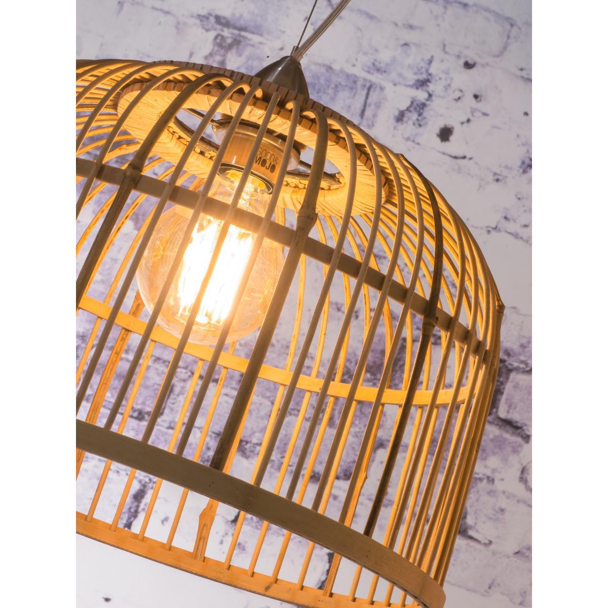 Borneo large Pendant - / Bamboo - Ø 52 cm by GOOD&MOJO Natural wood – image 4