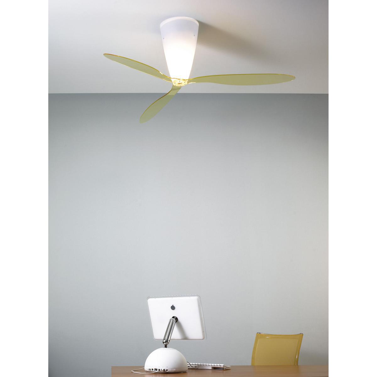 Blow Ceiling light - Ventilator - Without pattern by Luceplan Transparent – image 2