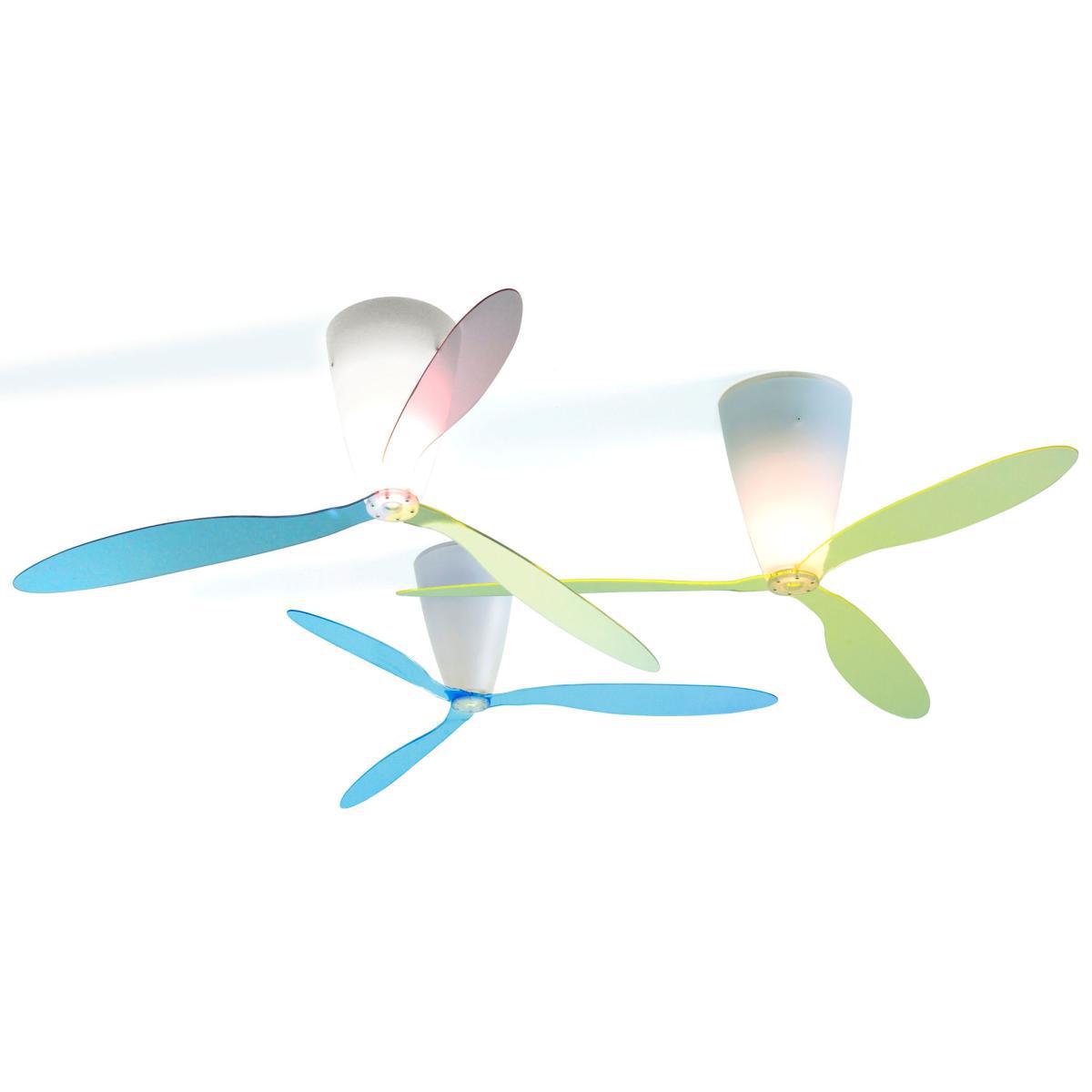 Blow Ceiling light - Ventilator - Without pattern by Luceplan Transparent – image 3