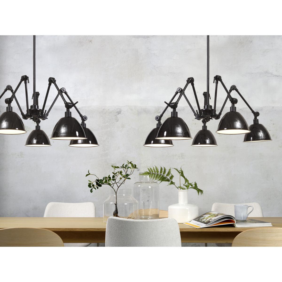Amsterdam Pendant - / 5 metal lampshades - Ø 160 cm by It's about Romi Black – image 2