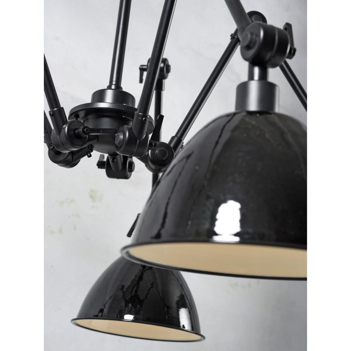 Amsterdam Pendant - / 5 metal lampshades - Ø 160 cm by It's about Romi Black – image 5