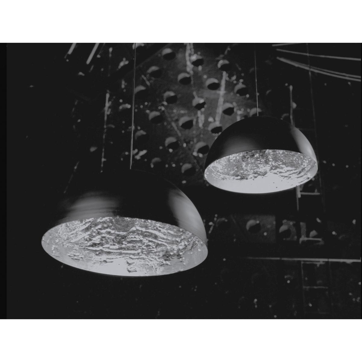Stchu-Moon 02 Pendant - / LED - Ø 60 cm by Catellani & Smith Black/Silver/Metal – image 2