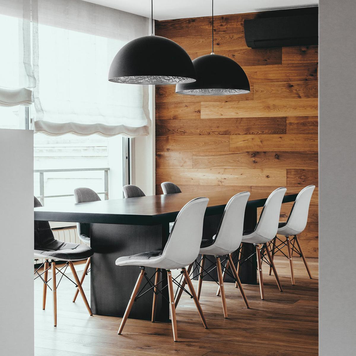 Stchu-Moon 02 Pendant - / LED - Ø 60 cm by Catellani & Smith Black/Silver/Metal – image 3