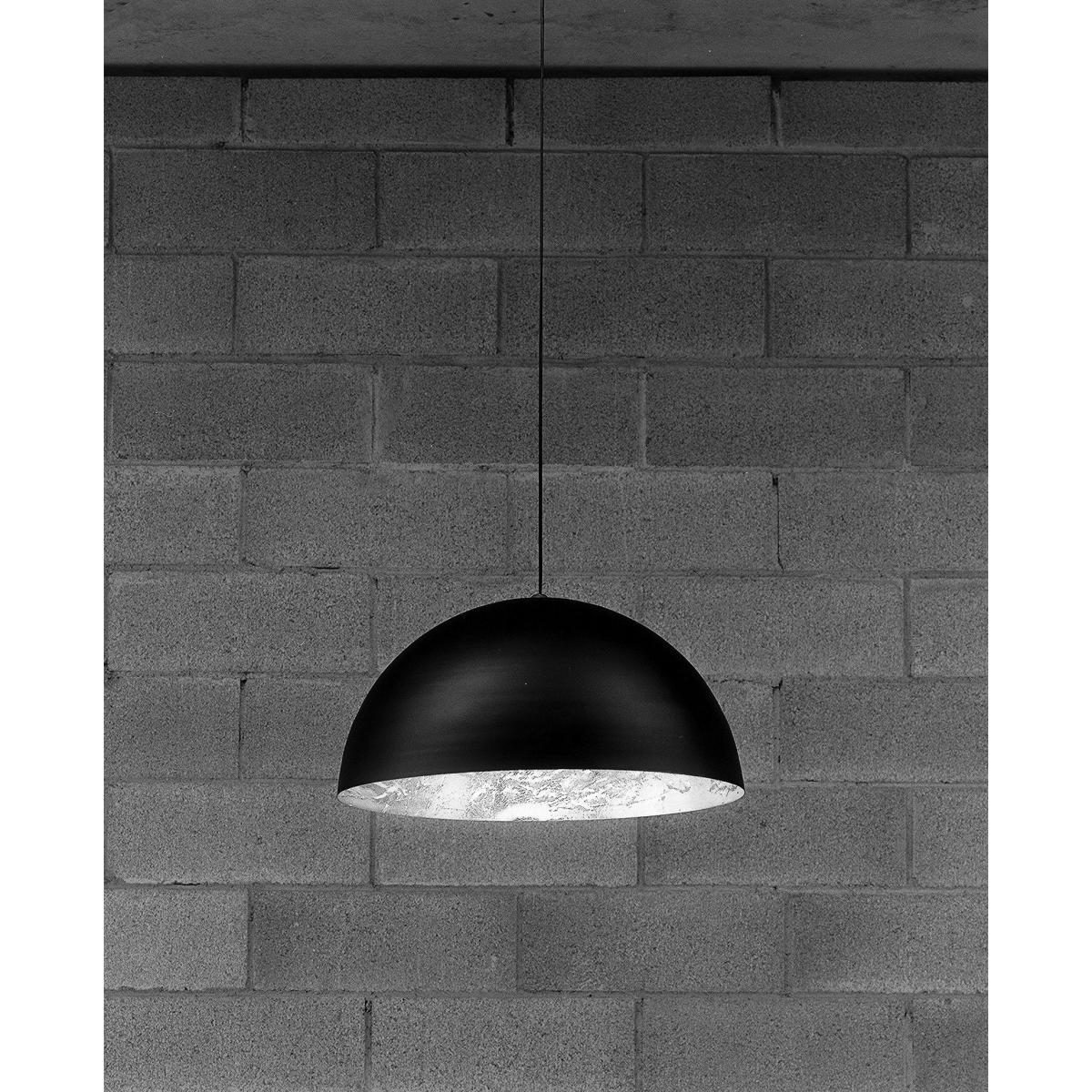 Stchu-Moon 02 Pendant - / LED - Ø 60 cm by Catellani & Smith Black/Silver/Metal – image 4
