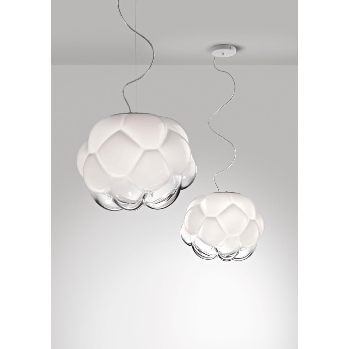 Cloudy Pendant by Fabbian White/Transparent – image 3