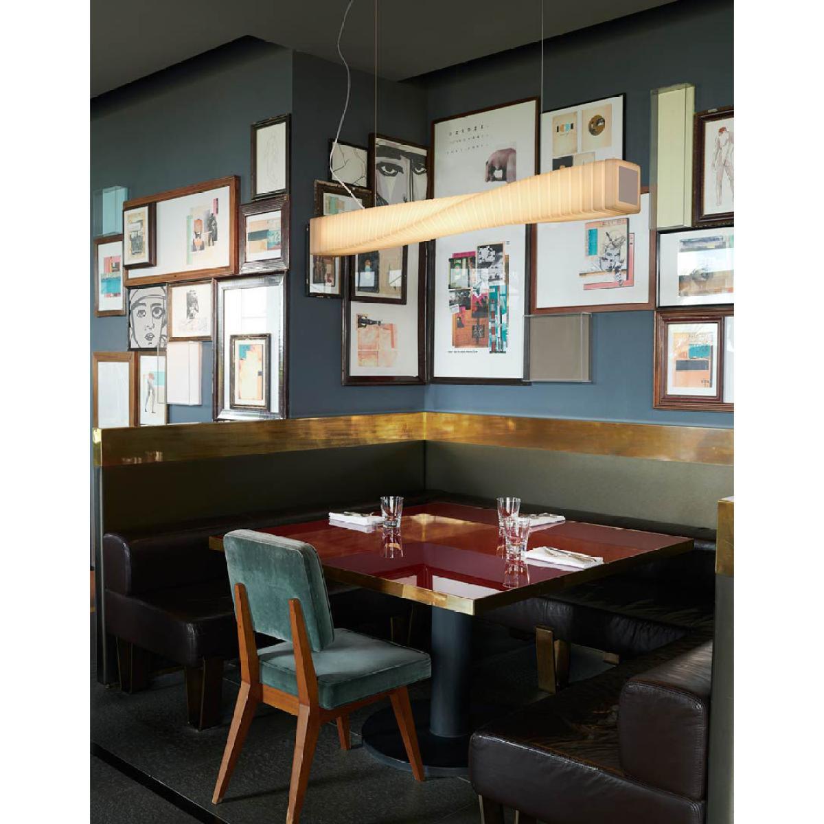 Spin Pendant - / L 125 cm - Polyethylene by Slide White – image 4