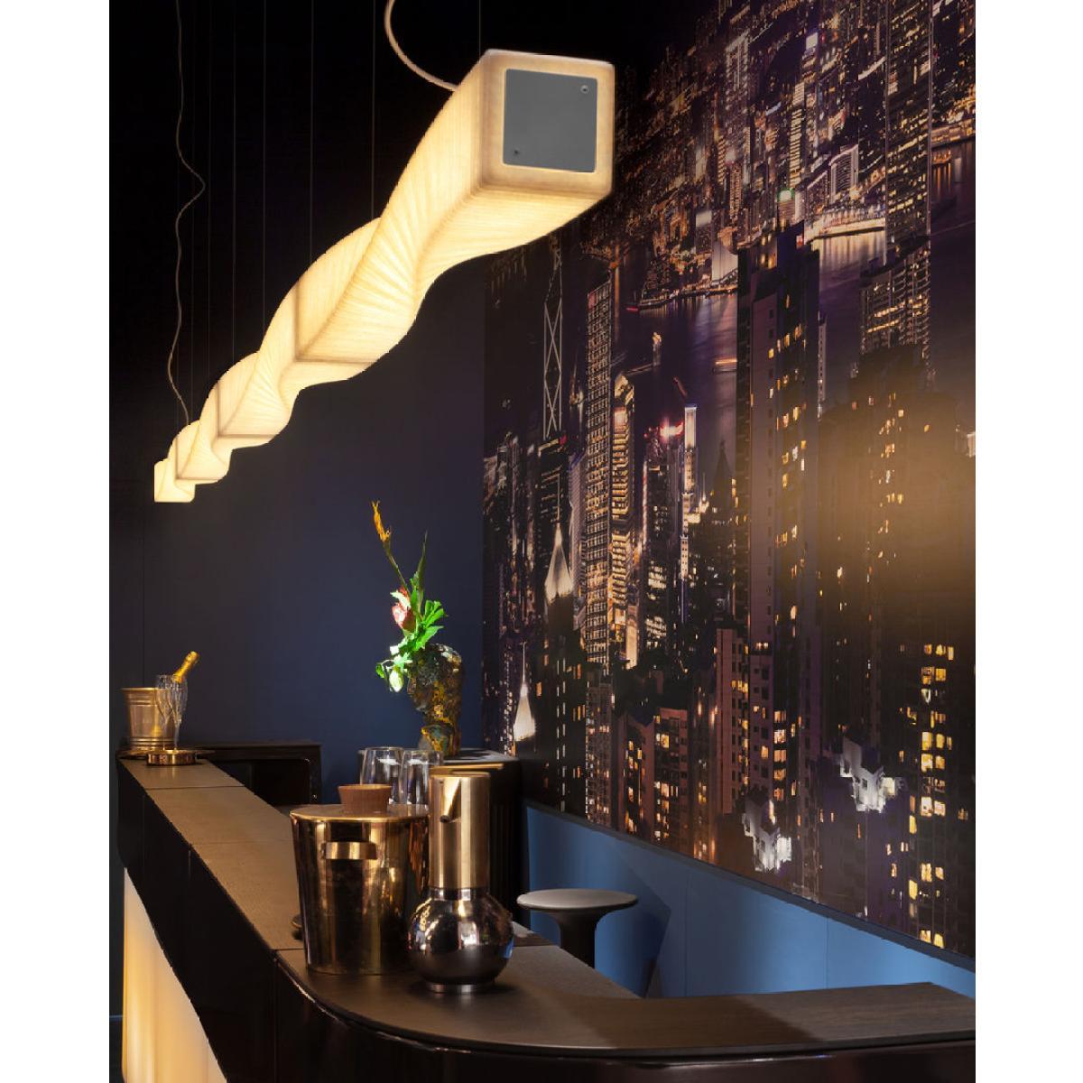 Spin Pendant - / L 125 cm - Polyethylene by Slide White – image 5