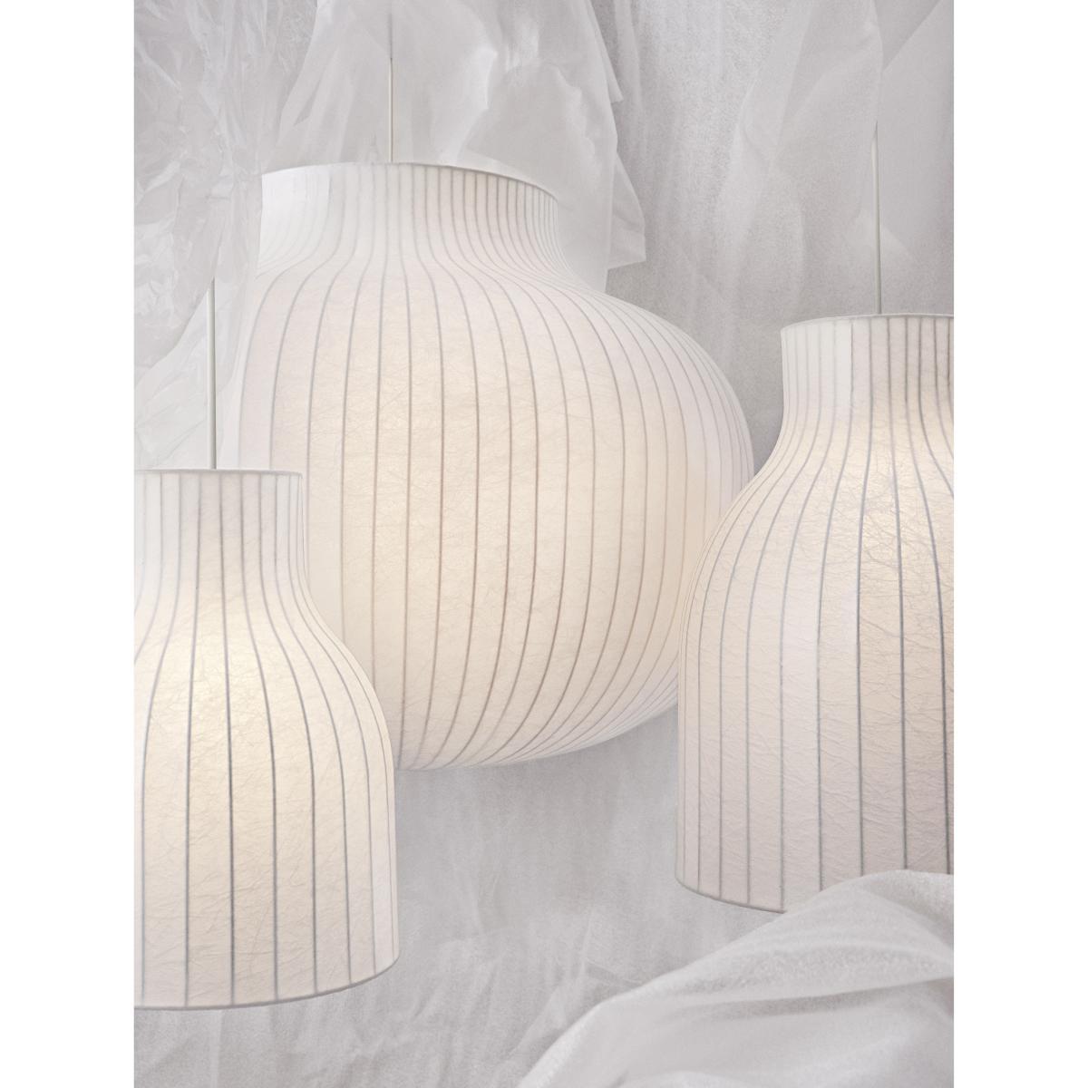 Strand Open Pendant - / Ø 40 cm - Cocoon resin by Muuto White – image 3